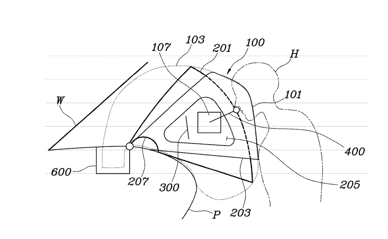 Front airbag for vehicle