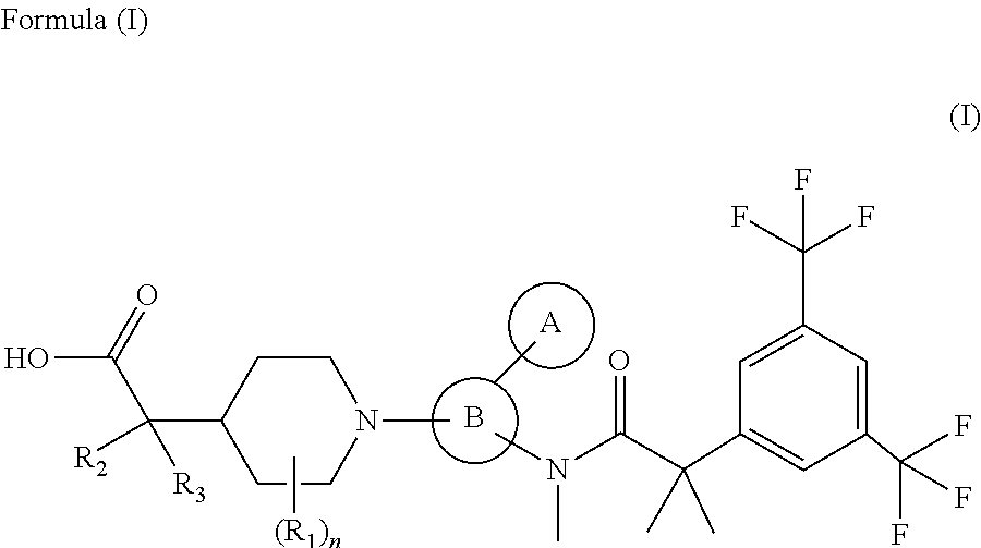 Carboxymethyl piperidine derivative