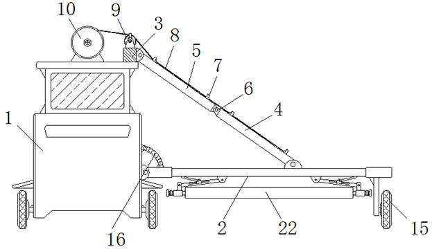 Quick leveling device for building highway construction