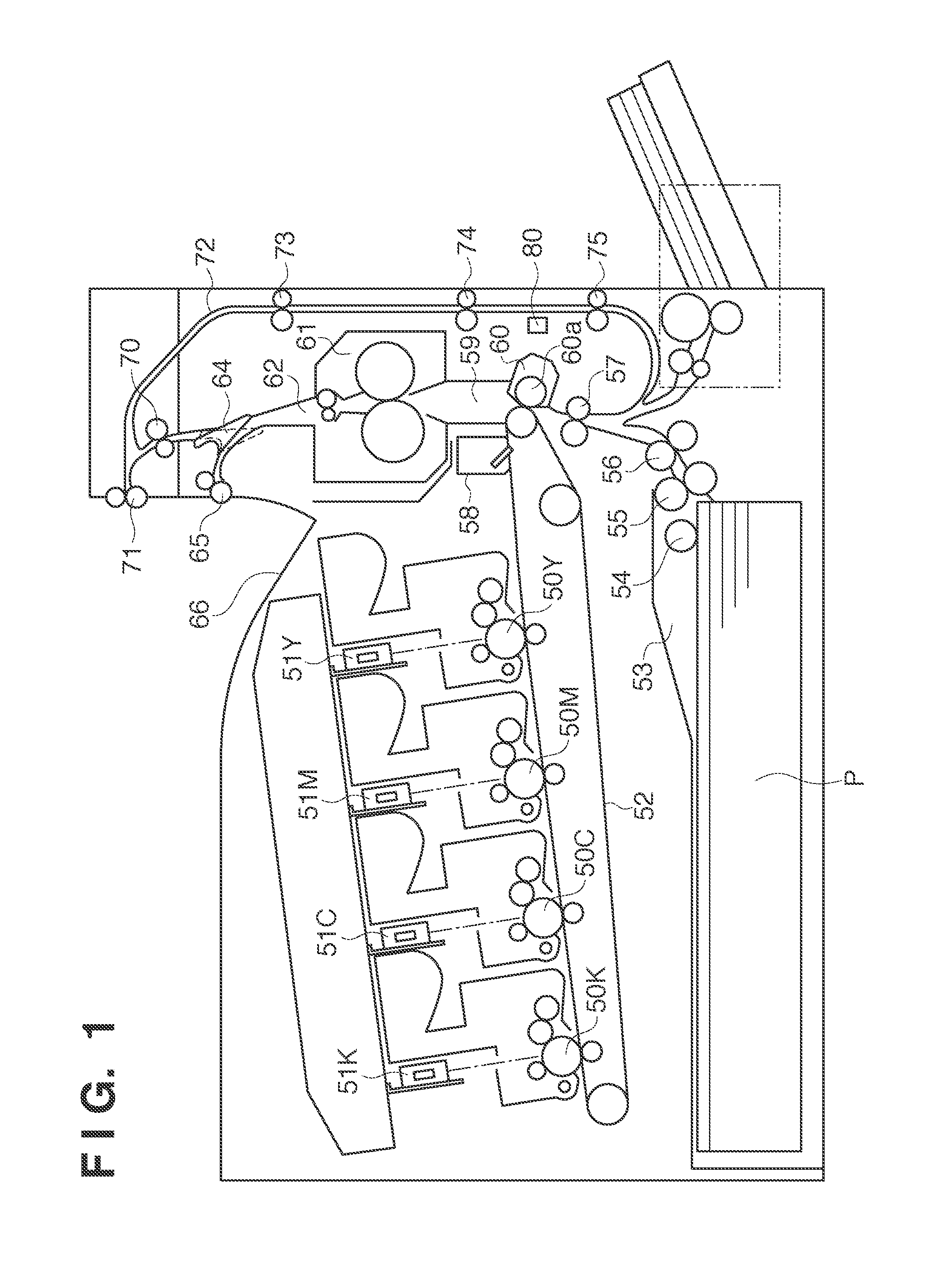 Color image forming apparatus having function of obtaining color information of patch