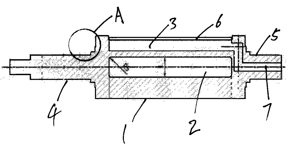 Central shaft device of steam type rapid boiling solid separator