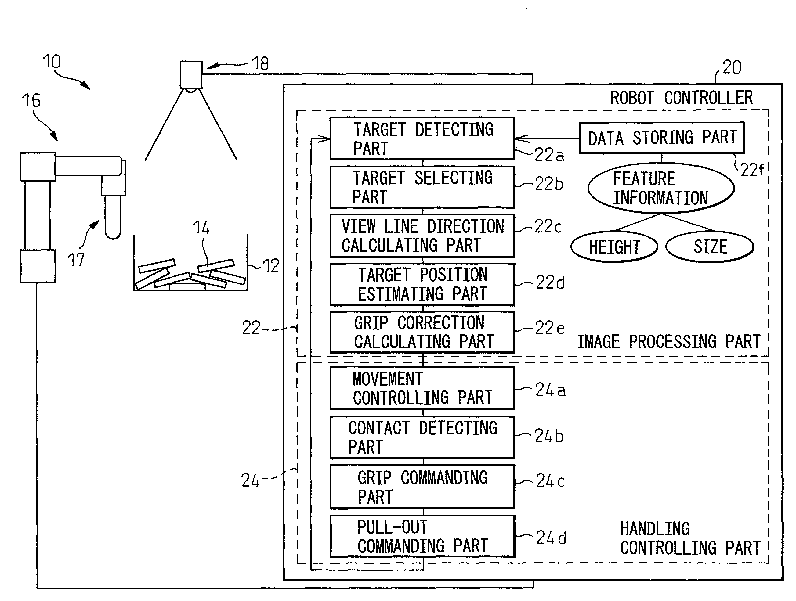 Object picking device