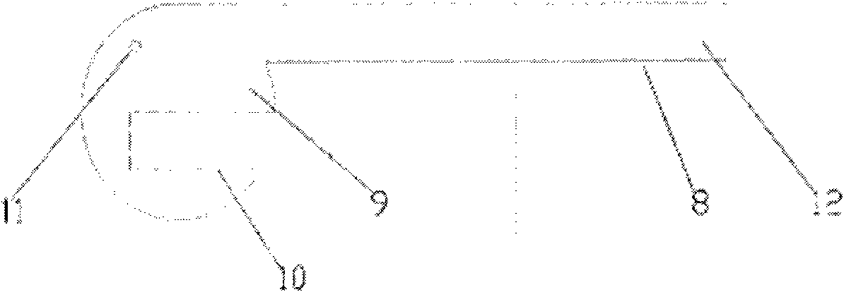 Surface transverse fluctuation mode tire pressure sensor