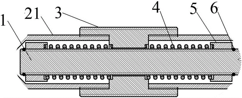 Sectional and modular combined anchor rod capable of resisting large deformation and impact and assembling method of combined anchor rod