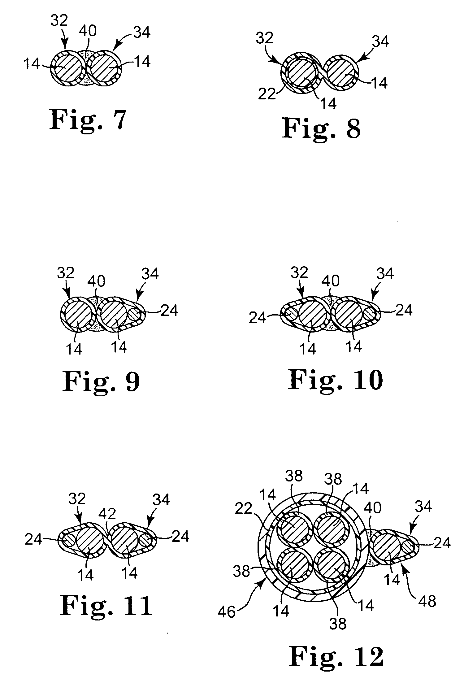 Implantable medical lead assemblies with improved flexibility and extensibility and having a substantially two-dimensional nature
