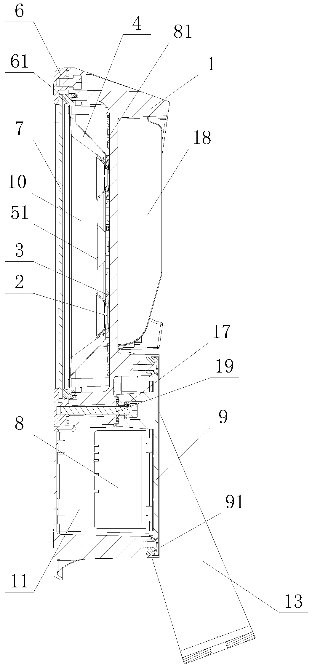 LED lamp being changeable in light emitting angle and range