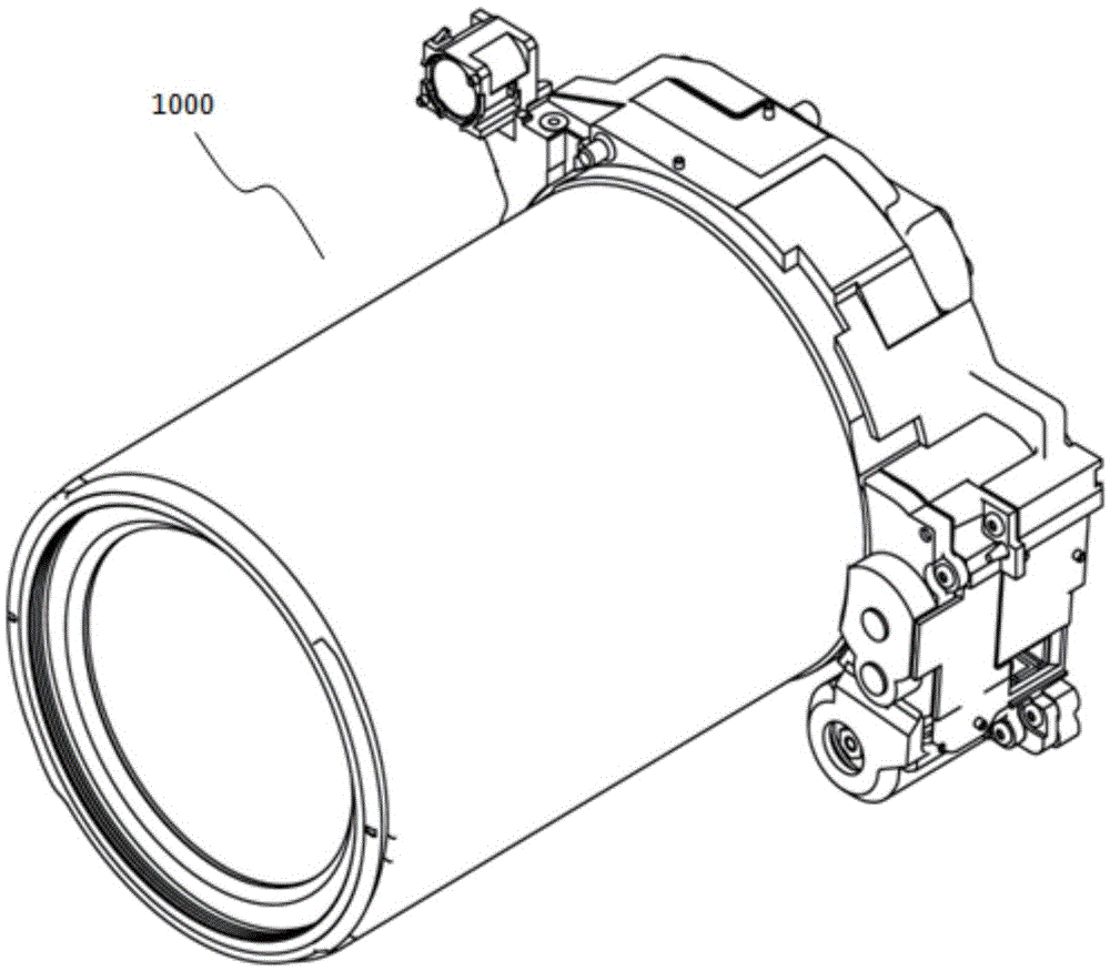Lens barrel preventing lens barrel vibration phenomenon and imaging device