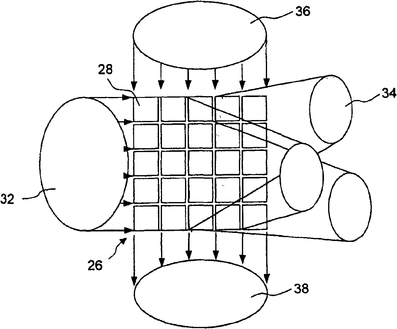 Method and device for monitoring multiple mirror arrays in an illumination system of a microlithographic projection exposure apparatus