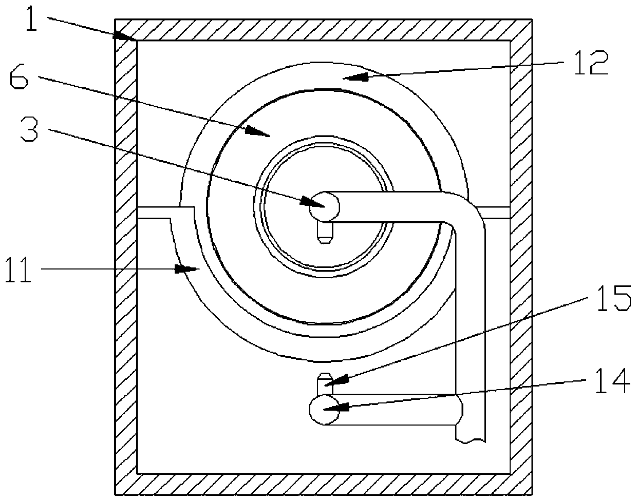 Cleaning and drying device for machining