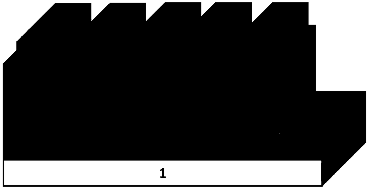 Broadband spectral response multiplication type organic photoelectric detector