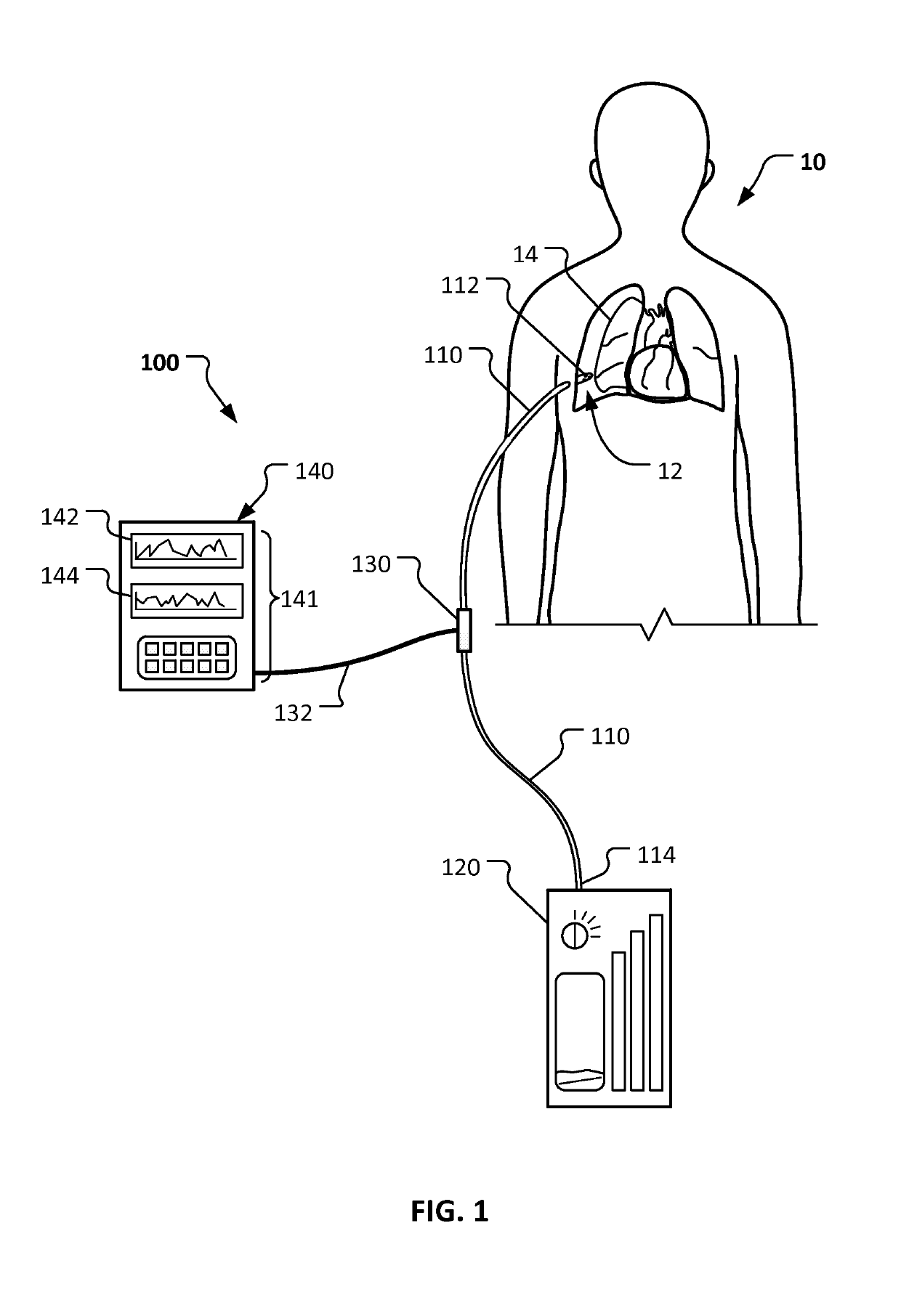 Portable chest tube pressure and CO<sub>2 </sub>monitor