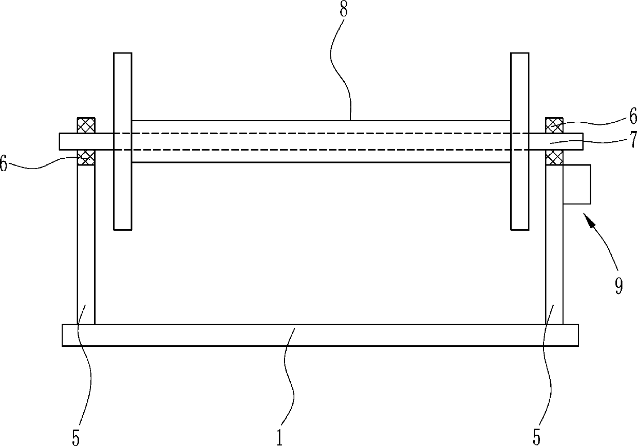 Water pumping pipe belt winding-unwinding device for water conservancy project