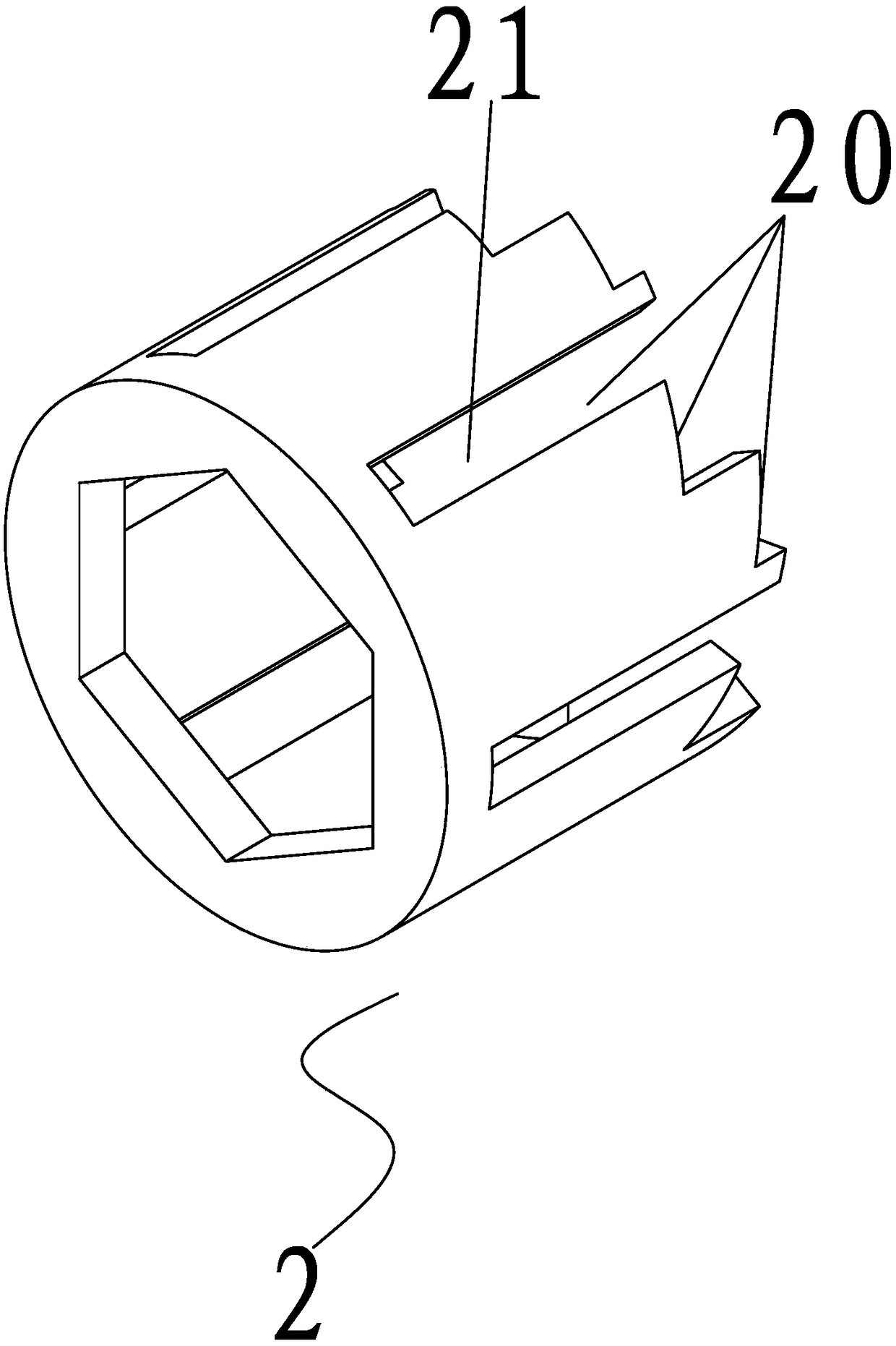 A three-stable pressing linkage switching mechanism