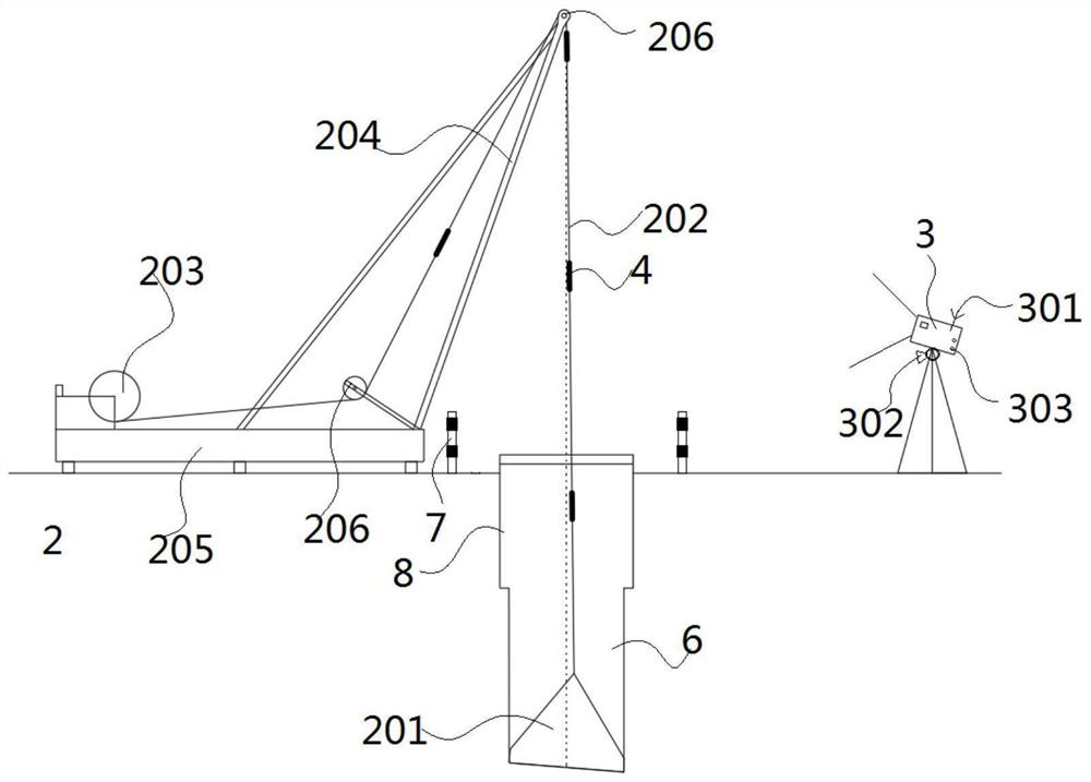 Boring cast-in-situ pile plagioclase measuring early warning system and method based on video monitoring