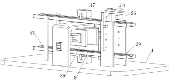 Self-adaptive pretreatment type automobile part stamping device and using method thereof