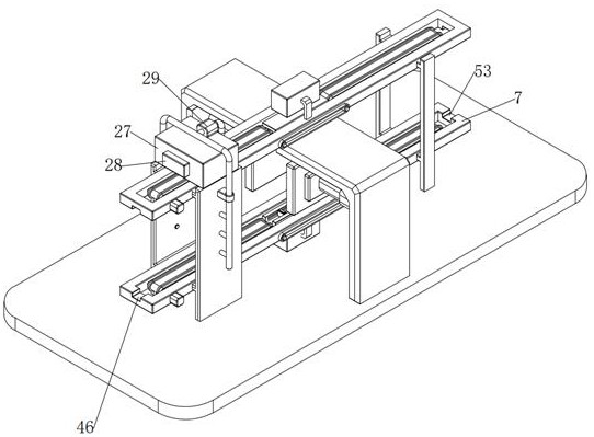 Self-adaptive pretreatment type automobile part stamping device and using method thereof