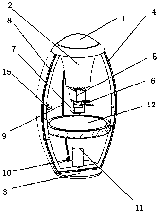 A semi-permeable membrane humidifier