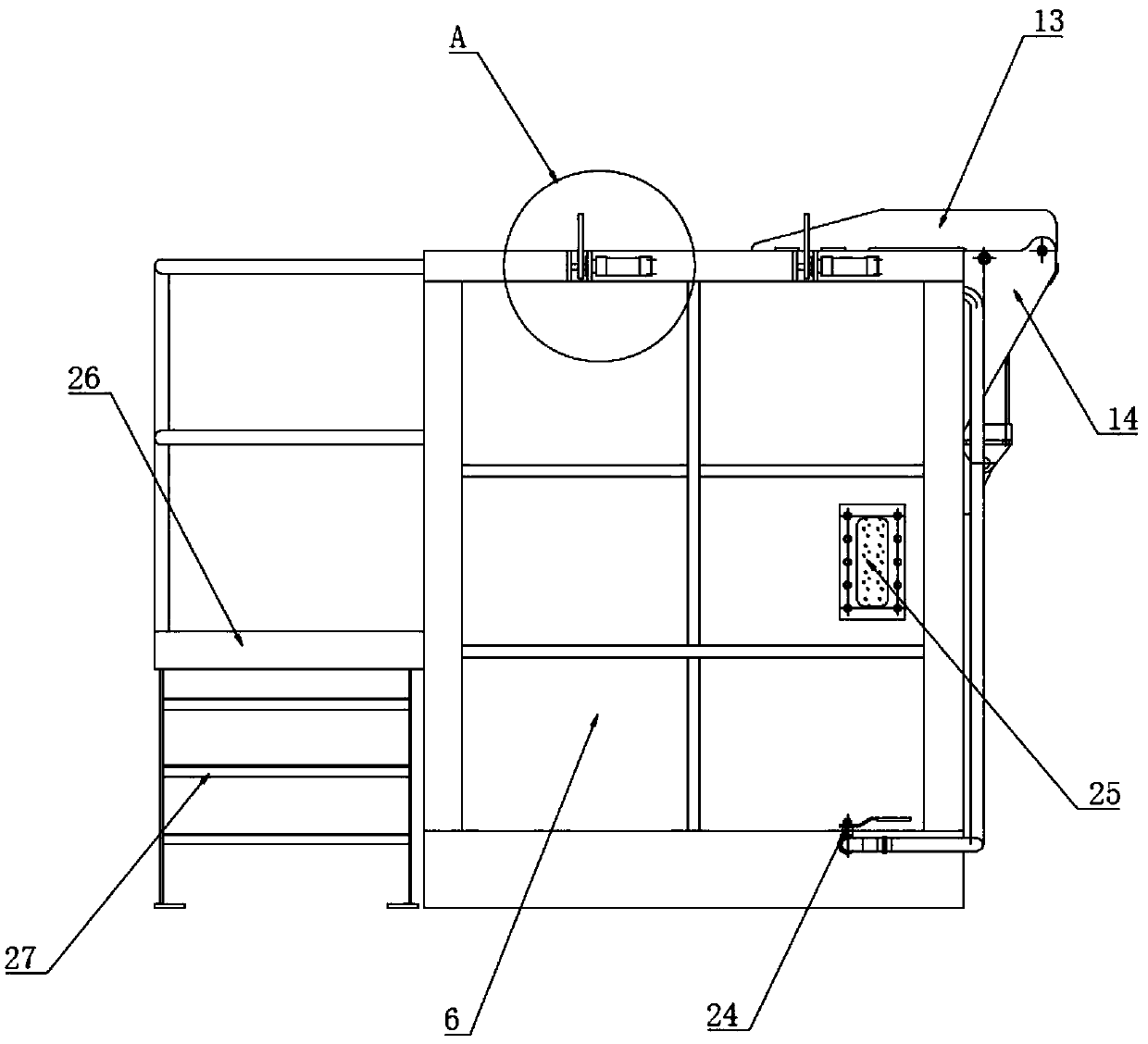 System for package container constant temperature airtight test