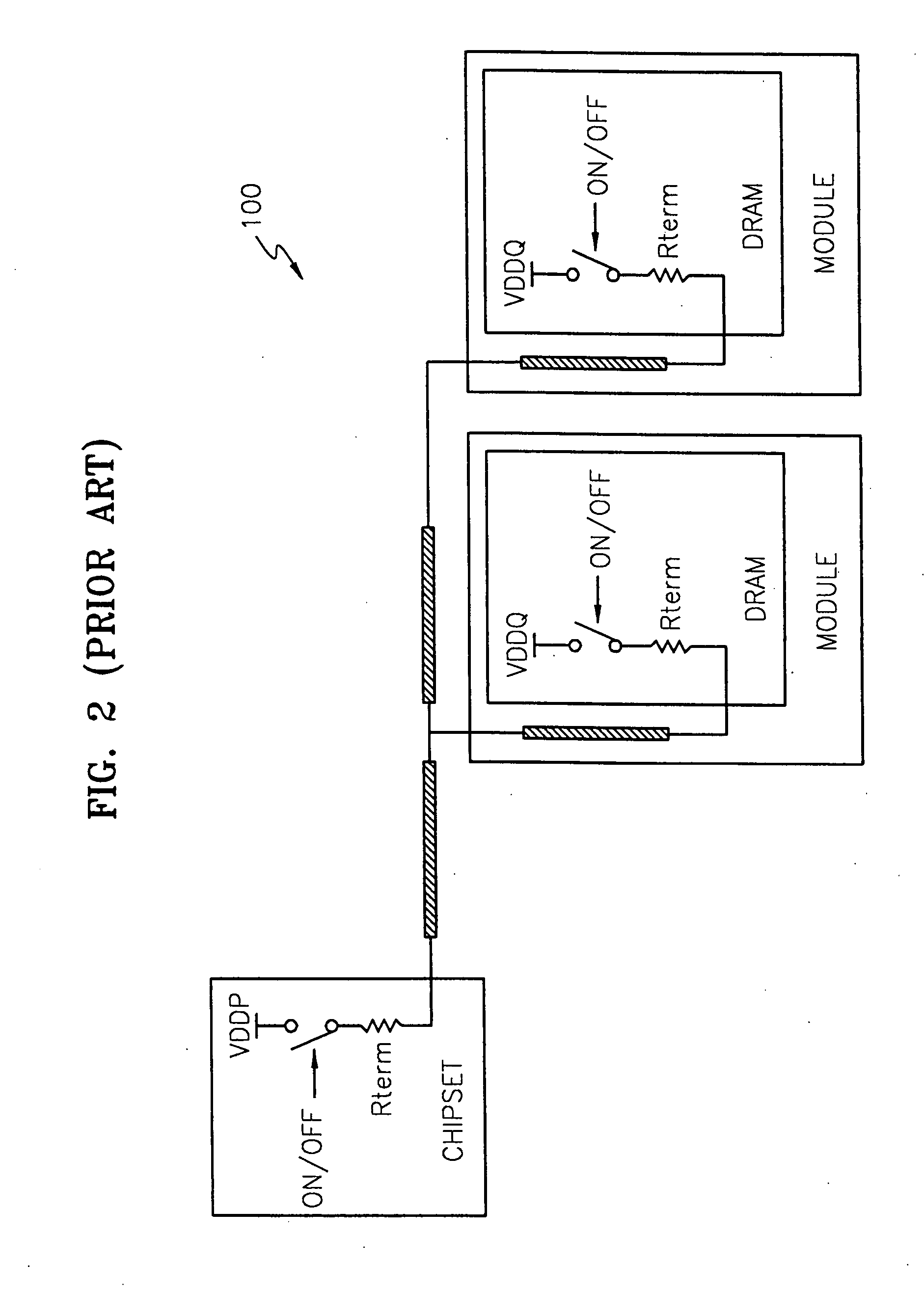 Devices and methods for controlling active termination resistors in a memory system