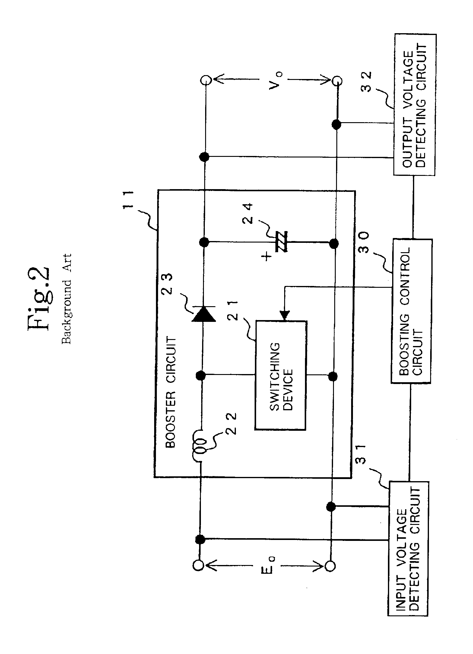 Power supply device for energizing discharge lamp