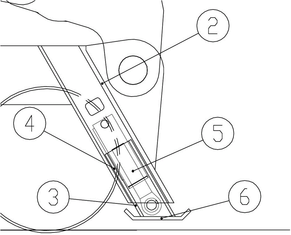 Sleeve type supporting leg structure of slag pot car
