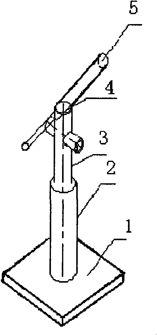 Placing device for high-pressure gun in ore pulp pipe delivery