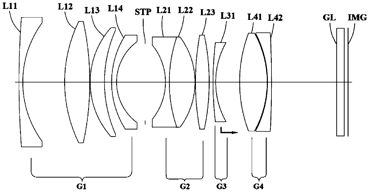 Internal focusing type imaging lens