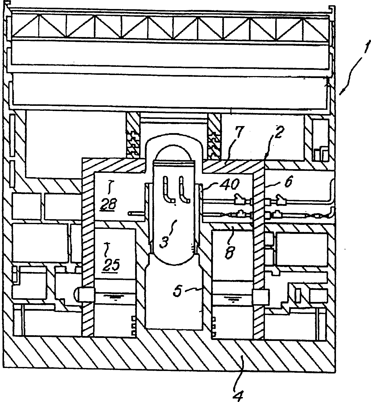 Reactor-containment vessel and its building method