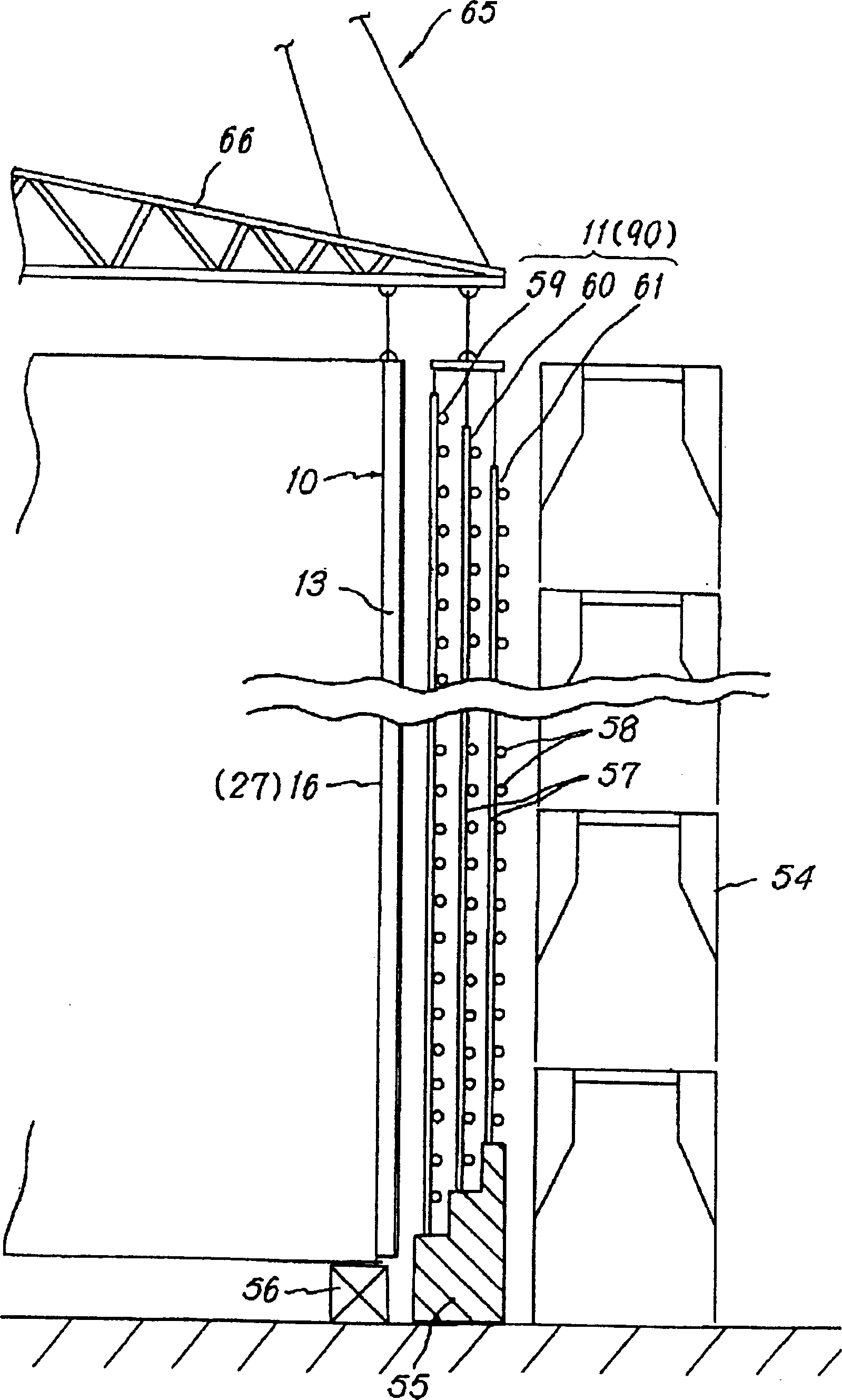 Reactor-containment vessel and its building method