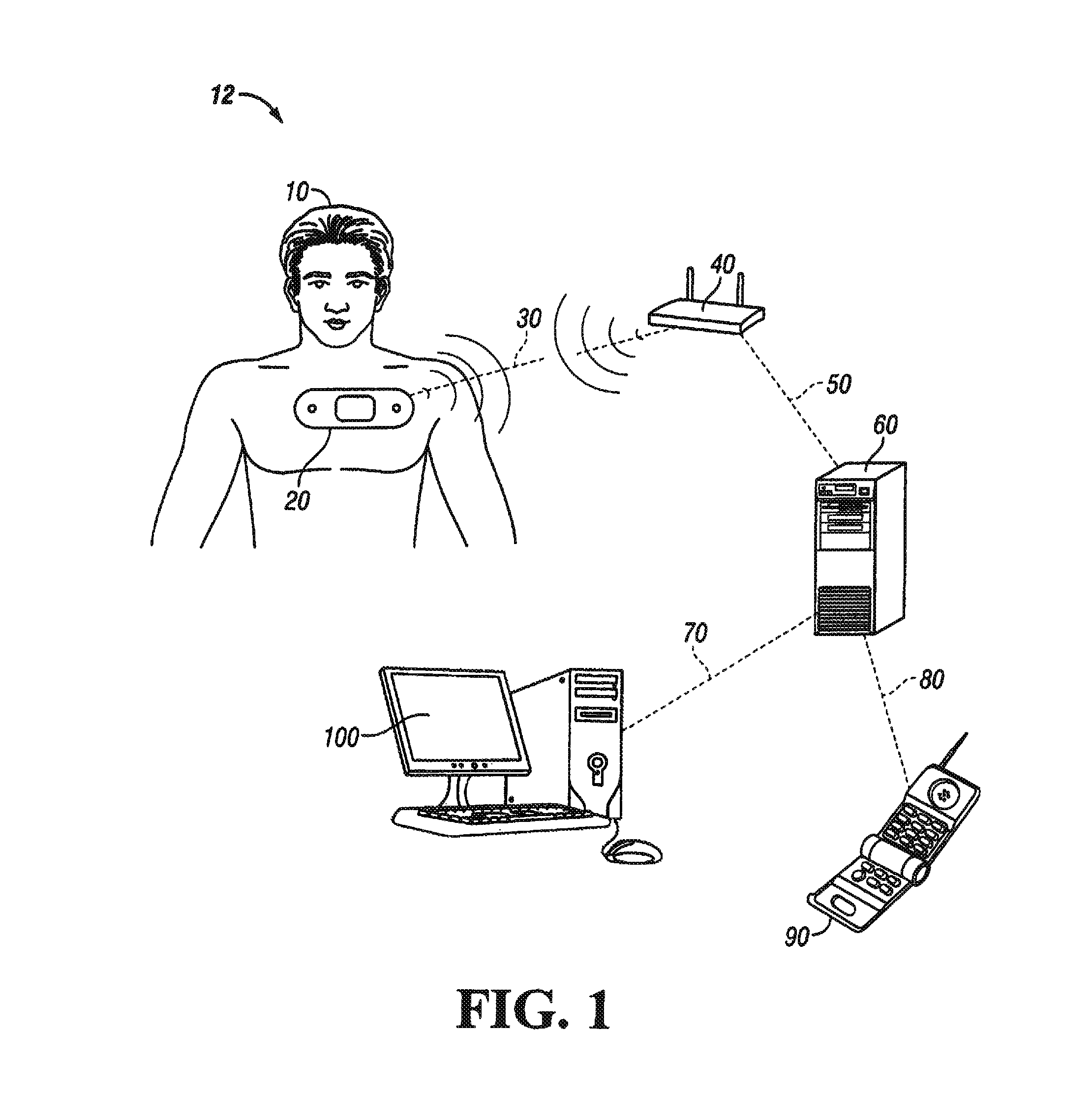 System and method for reducing false alarms associated with vital-signs monitoring