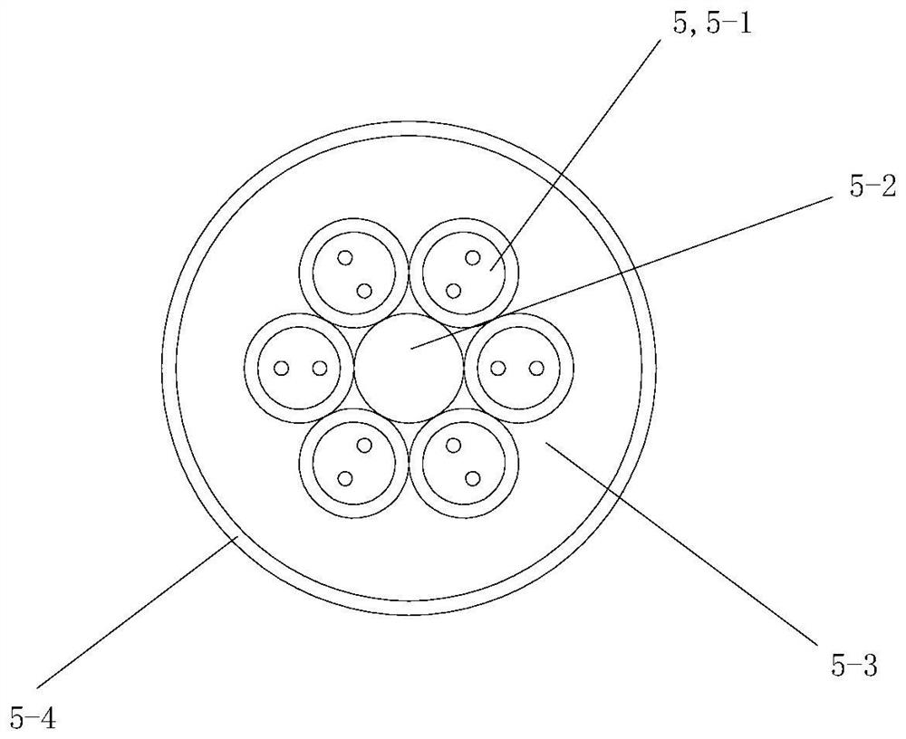 Drag-and-drop photoelectric composite cable and production process for aboveground mining engineering