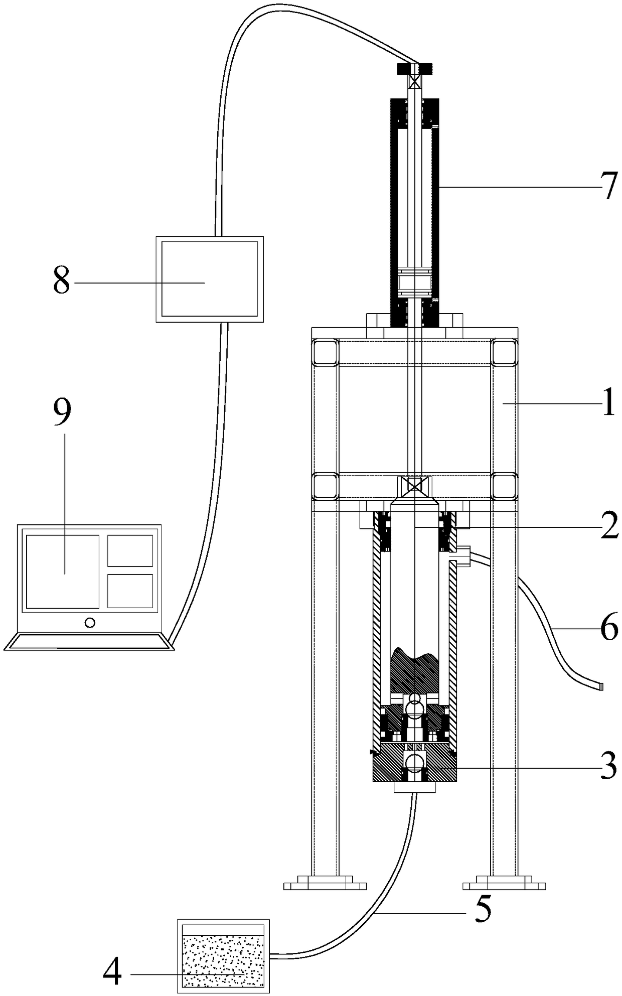 Intelligent non-pulse grouting pump for indoor model test and using method of intelligent non-pulse grouting pump