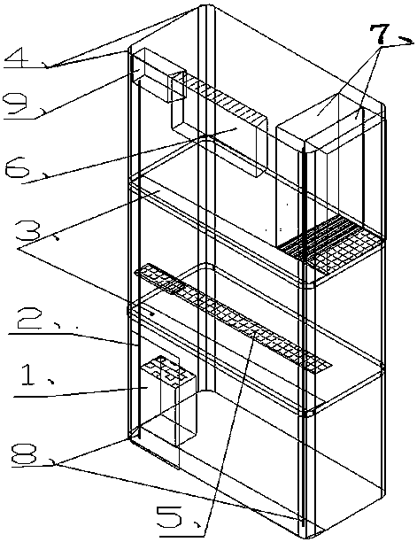 Intelligent anti-counterfeiting new retail wine cabinet