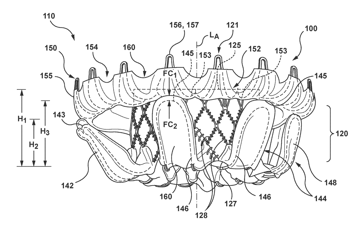 Heart valve prostheses having multiple support arms and methods for percutaneous heart valve replacement