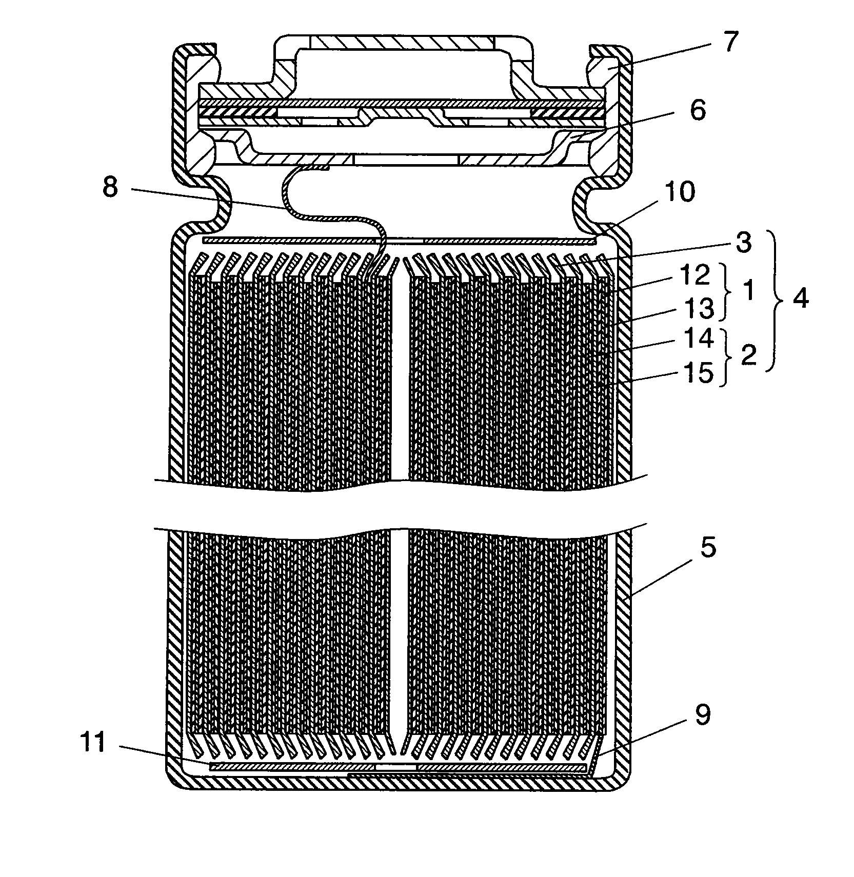 Method and apparatus for manufacturing member for secondary battery and secondary battery using the same