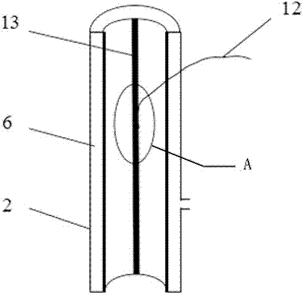 Potential-based spontaneous percolation measuring device