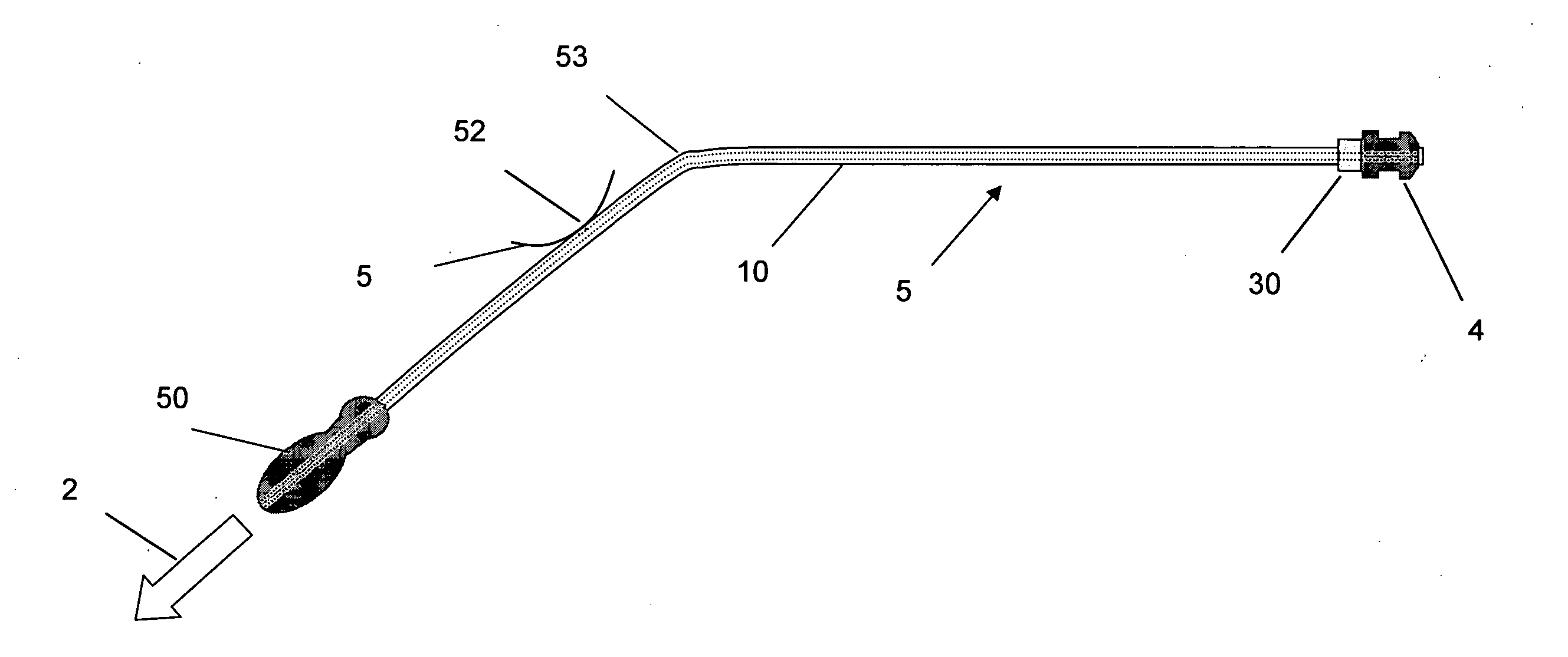 Tube, stent and collar insertion device
