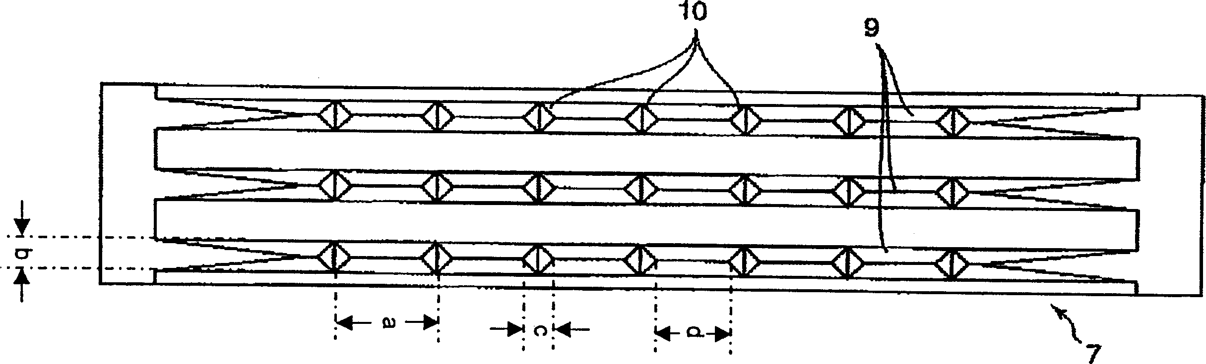 Flexible flat cable connecting method and boom structure of ultrasonic bonding machine