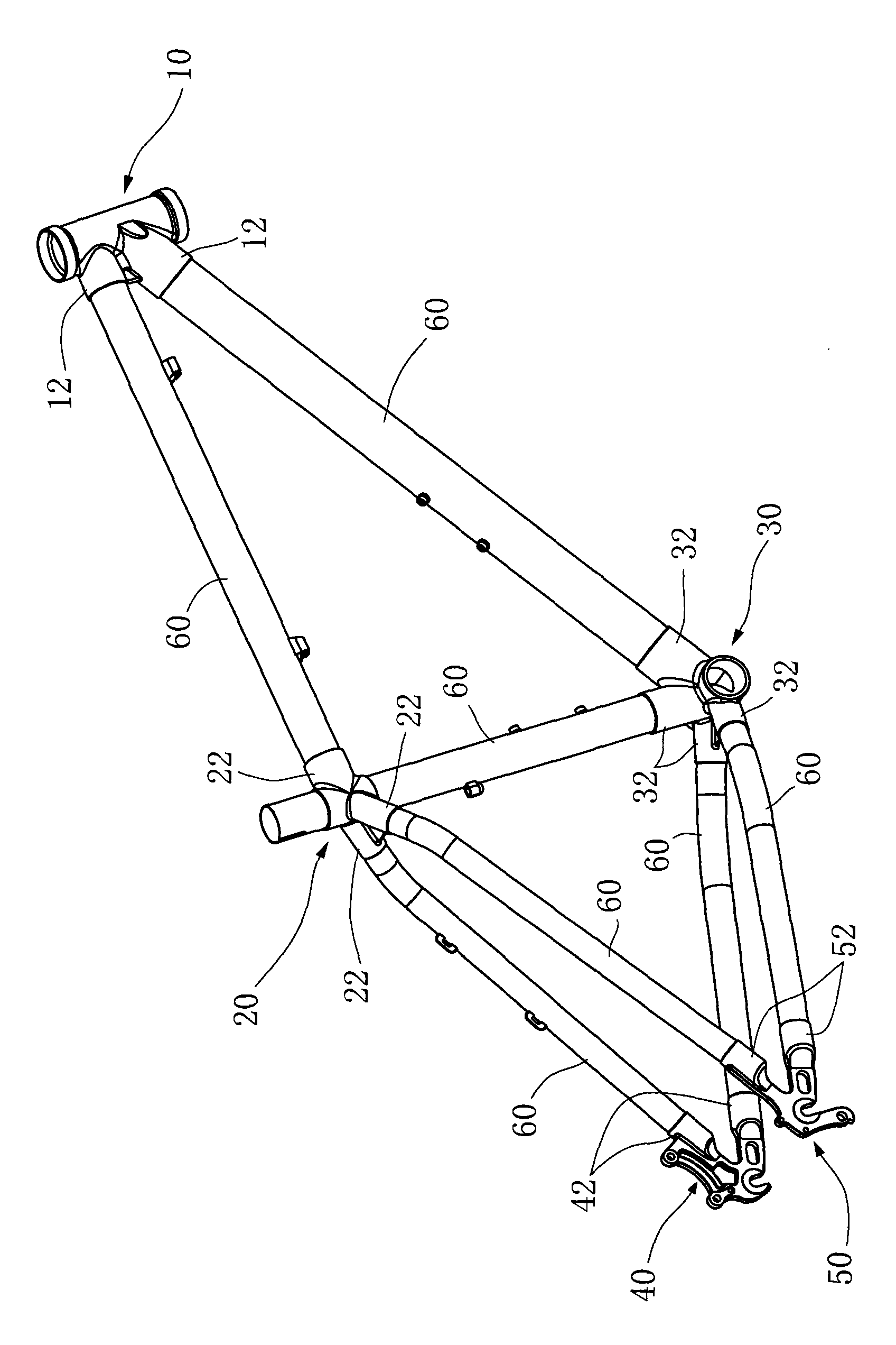 Bicycle frame and manufacture method thereof