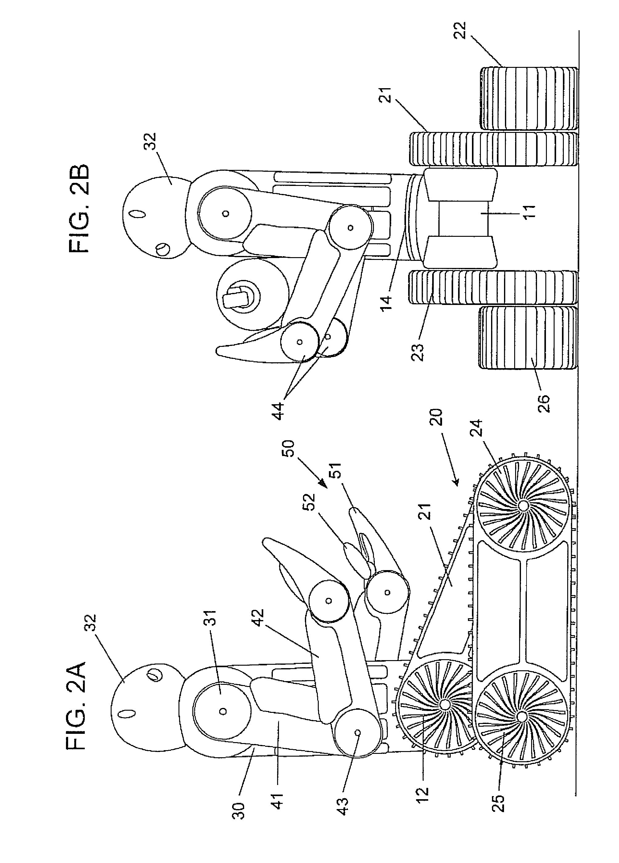 Mobile robot with arm member