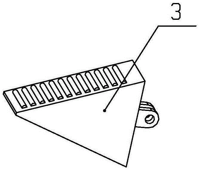 Wedge block bidirectional force increasing type flying shear machine