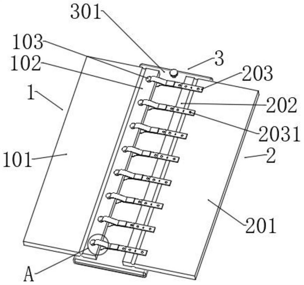 Postoperative medical auxiliary device for cardiology department