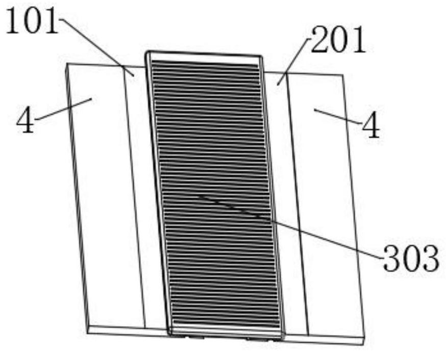 Postoperative medical auxiliary device for cardiology department