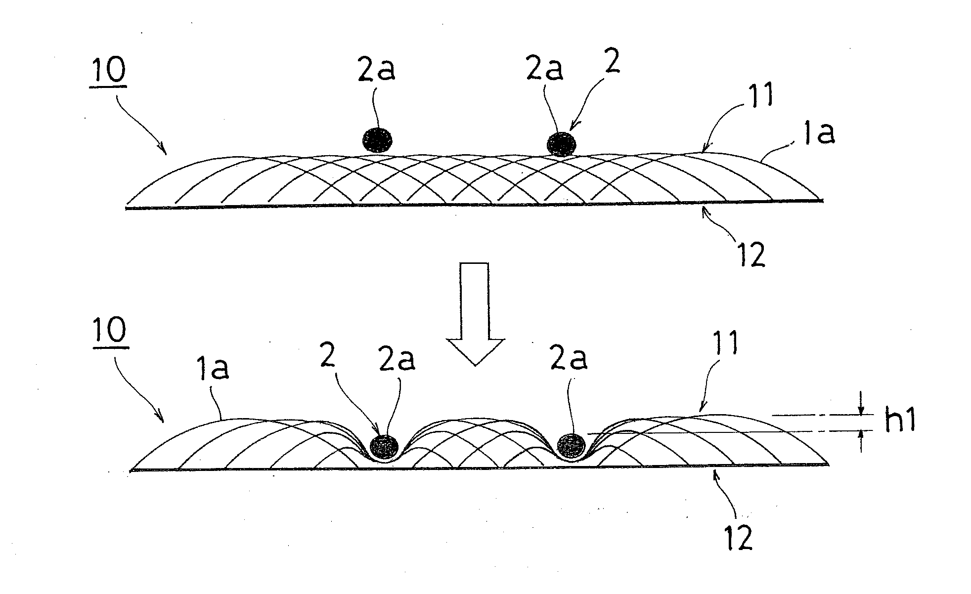 Warp knitted fabric and method of manufacturing same