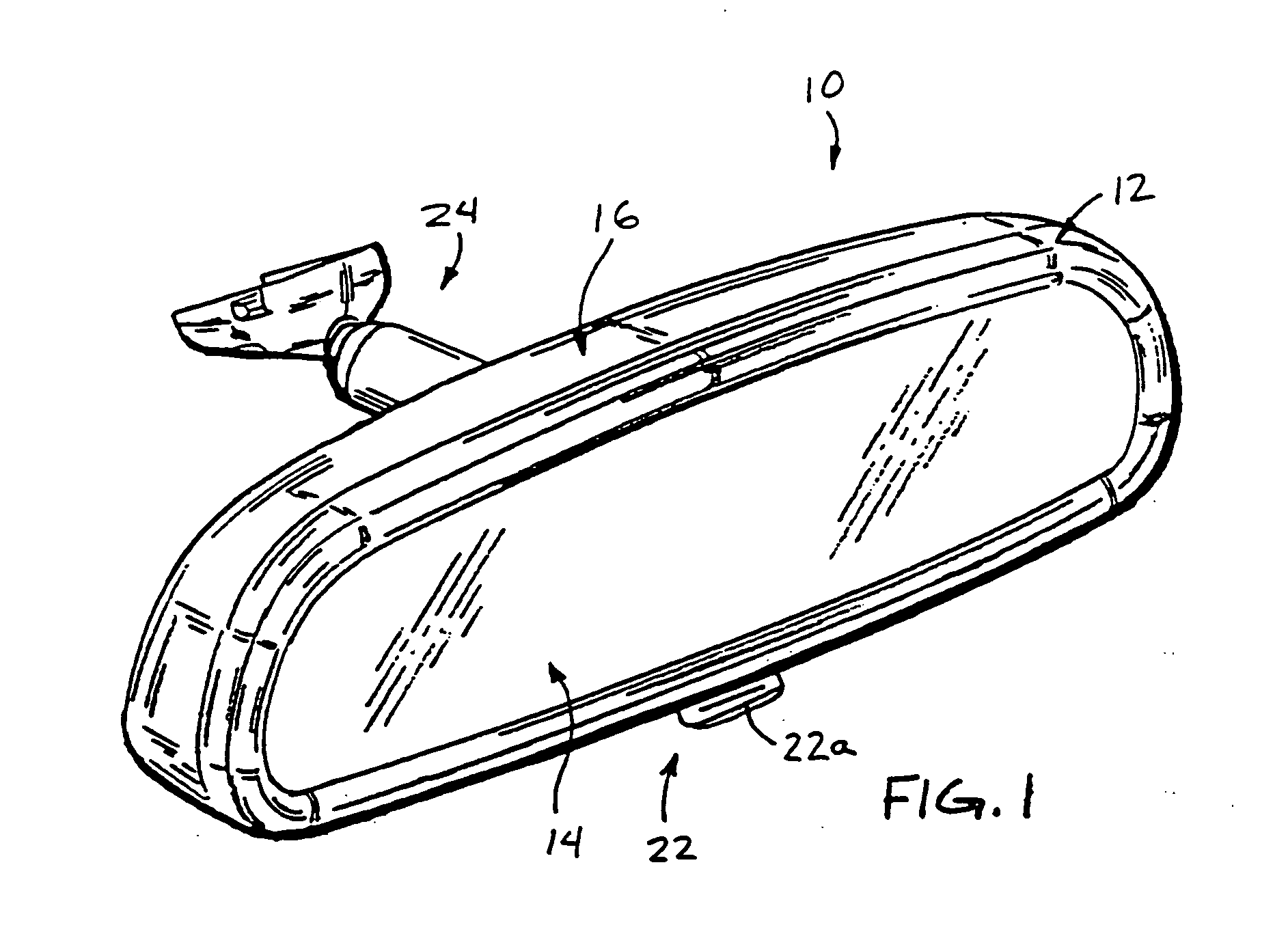 Mirror reflective element for a vehicle