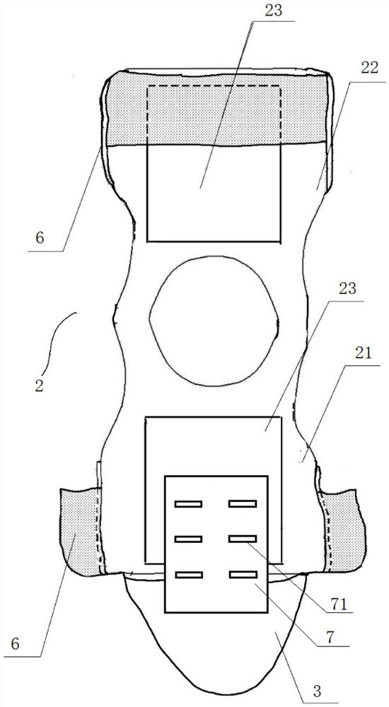 Explosion-proof garment with good crotch protector effect
