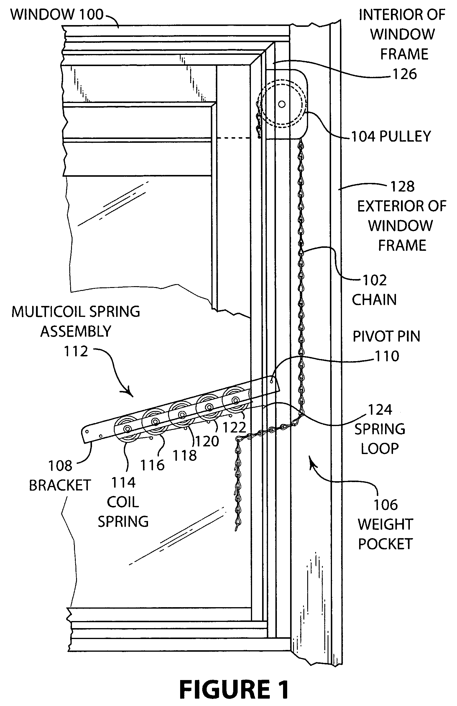 Multi-coil spring window counterbalance assembly