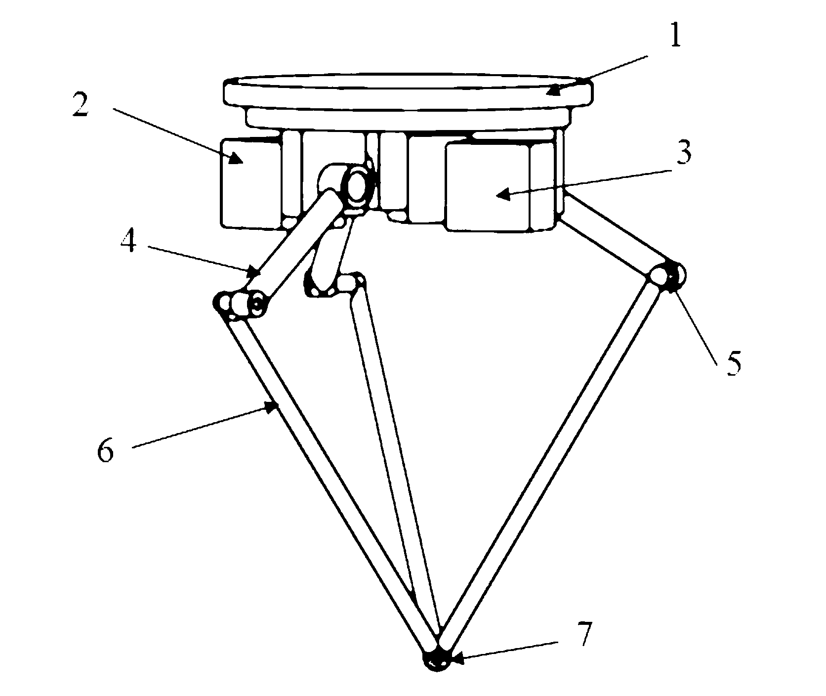 Quadruped stair climbing robot mechanism