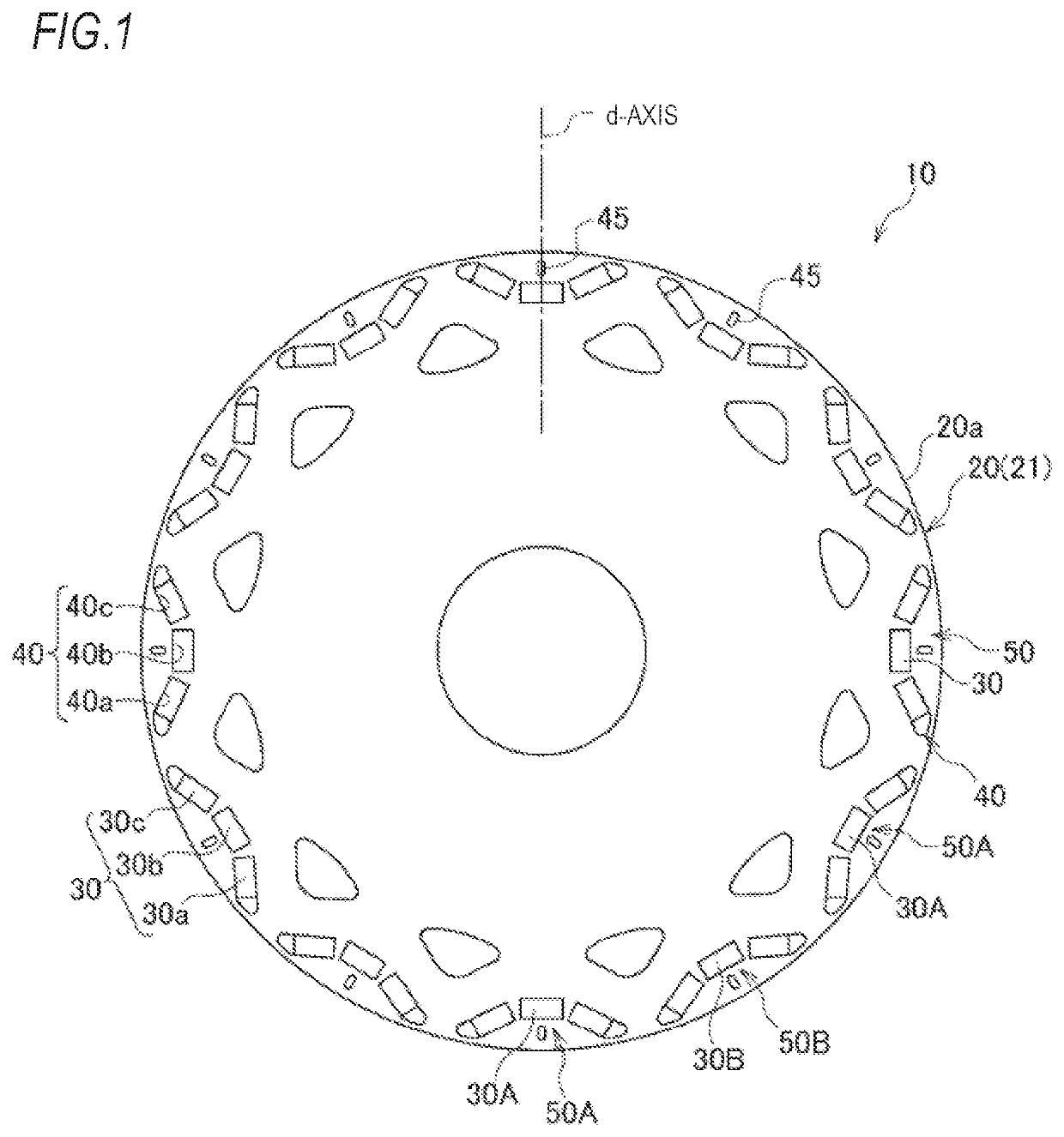 Rotor for rotary electric machine