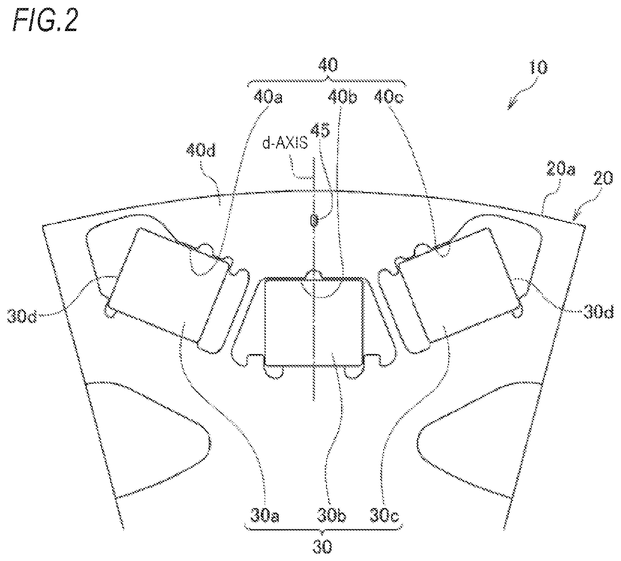 Rotor for rotary electric machine